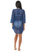 V-NECK BELL SLEEVE TUNIC - APEX